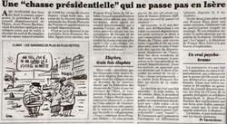 Non à la chasse dans la réserve naturelle des Hauts plateaux du Vercors